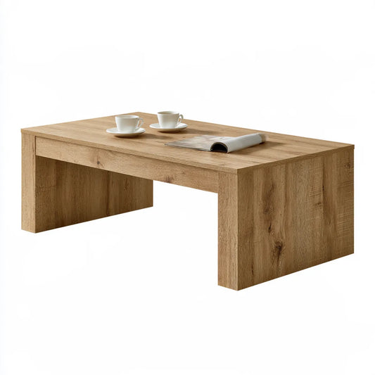 Rectangular Coffee Table, 47.2 x 23.6 x 17.7 in, Oak Engineered Wood